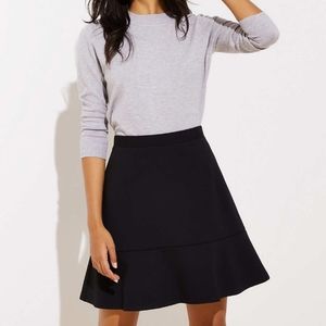 Loft Black Dress Skirt